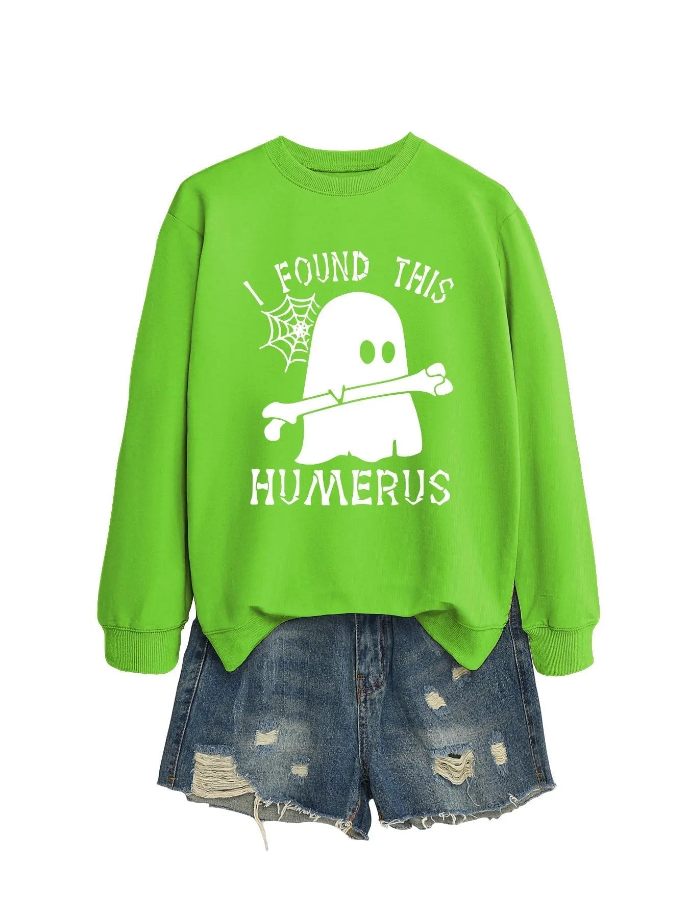 I FOUND THIS HUMERUS round neck loose sweatshirt - Blade & Thread