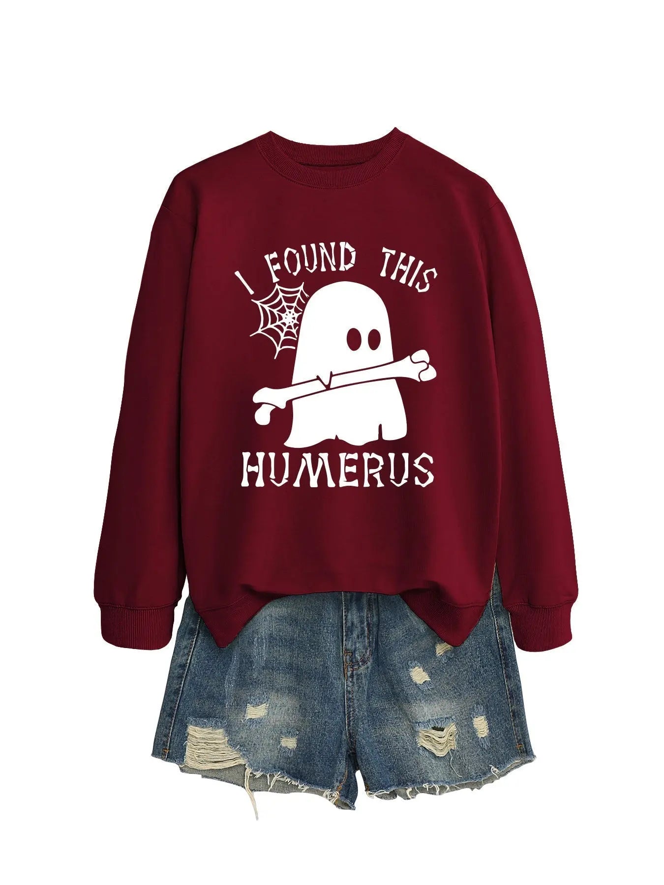 I FOUND THIS HUMERUS round neck loose sweatshirt nowadaysfashion