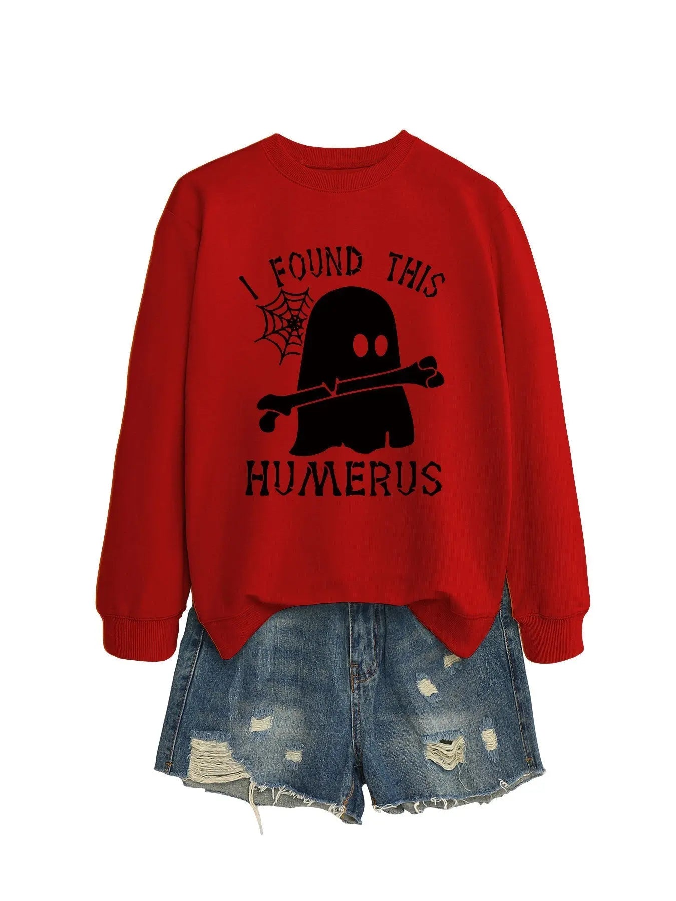 I FOUND THIS HUMERUS round neck loose sweatshirt - Blade & Thread