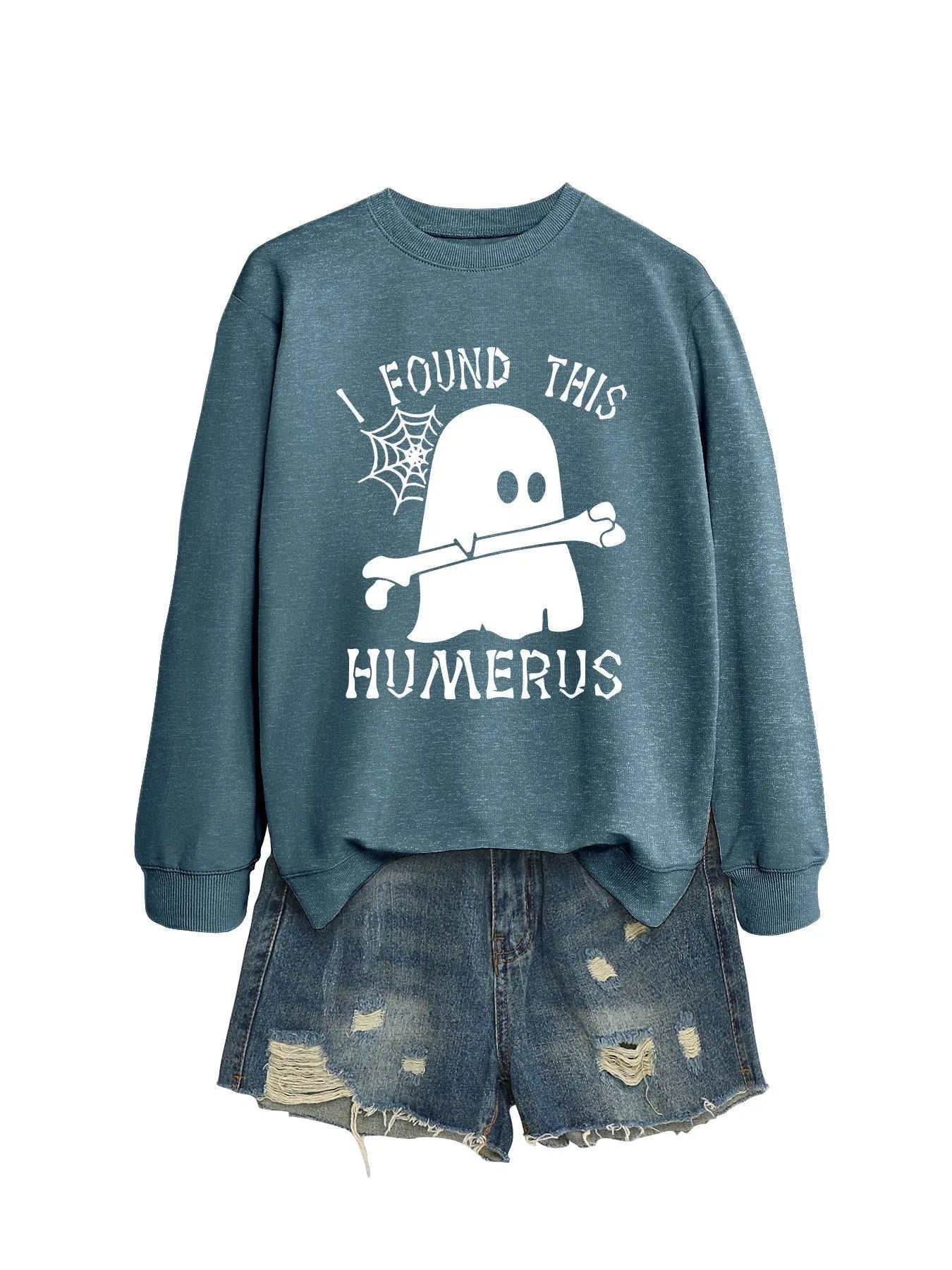 I FOUND THIS HUMERUS round neck loose sweatshirt - Blade & Thread