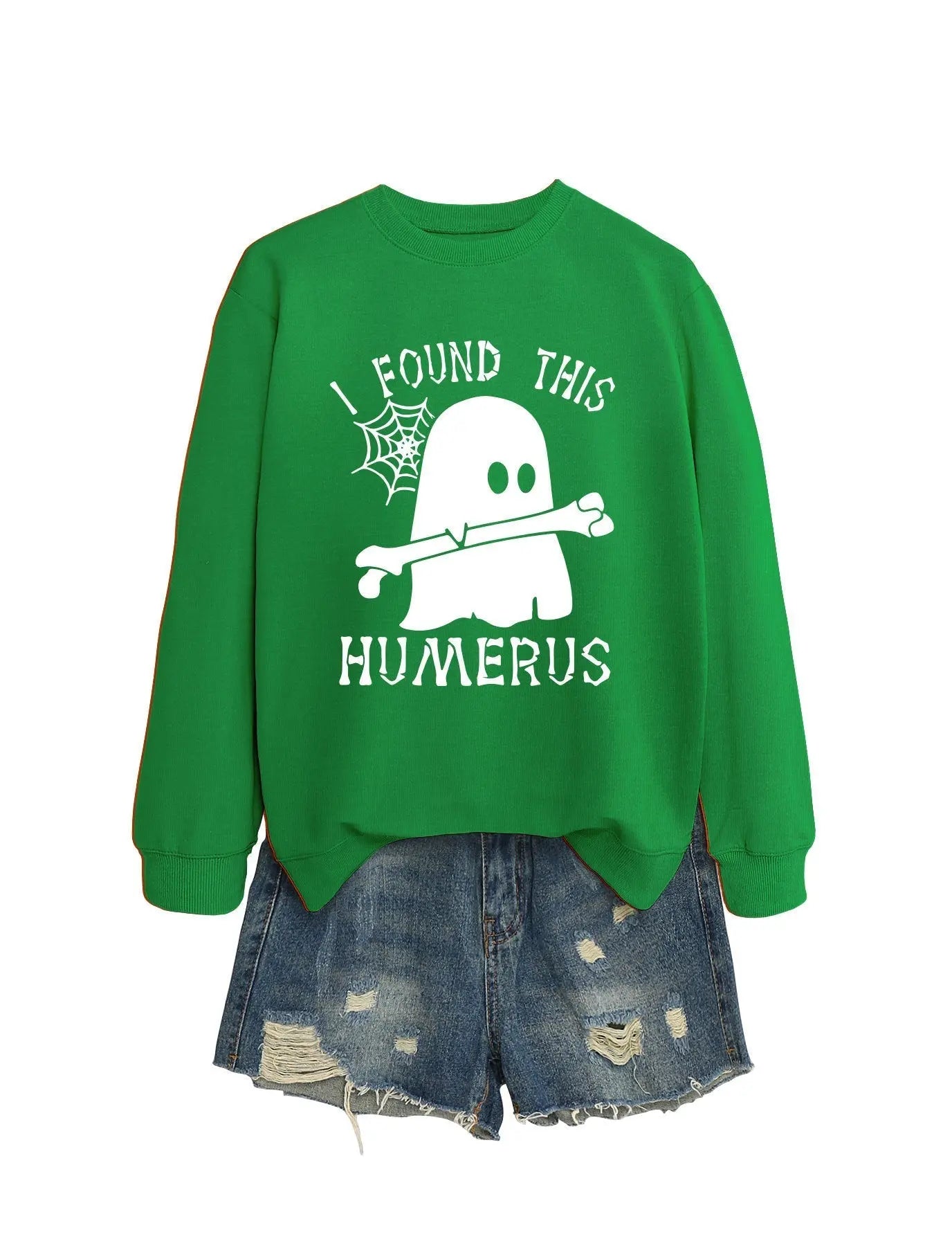 I FOUND THIS HUMERUS round neck loose sweatshirt - Blade & Thread