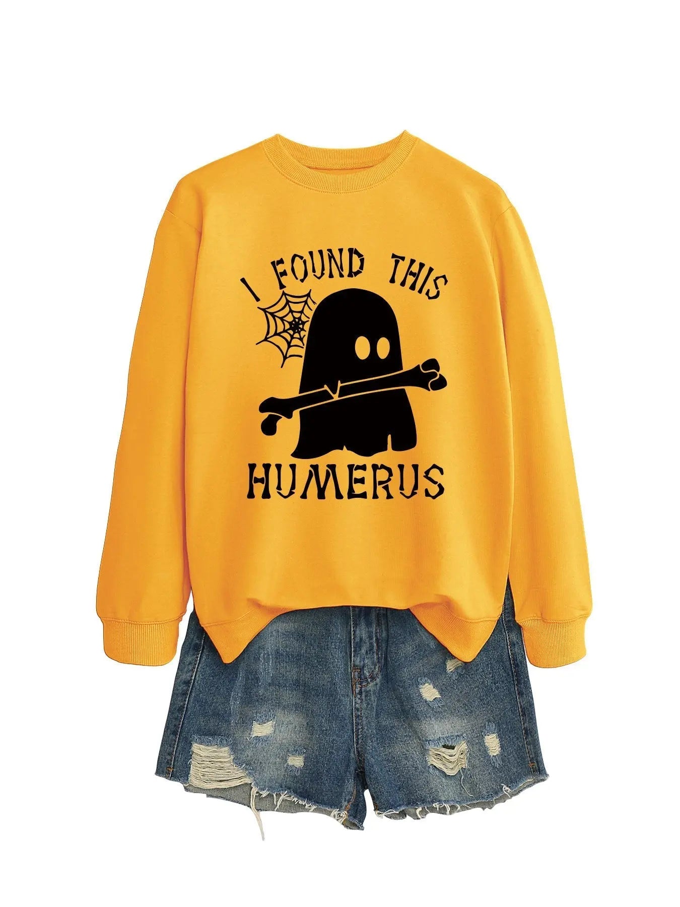 I FOUND THIS HUMERUS round neck sweatshirt - Blade & Thread