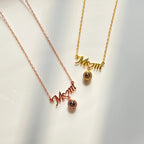 I love you love heart mom mother's Day projection Necklace nowadaysfashion