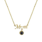I love you love heart mom mother's Day projection Necklace nowadaysfashion