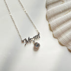 I love you love heart mom mother's Day projection Necklace nowadaysfashion