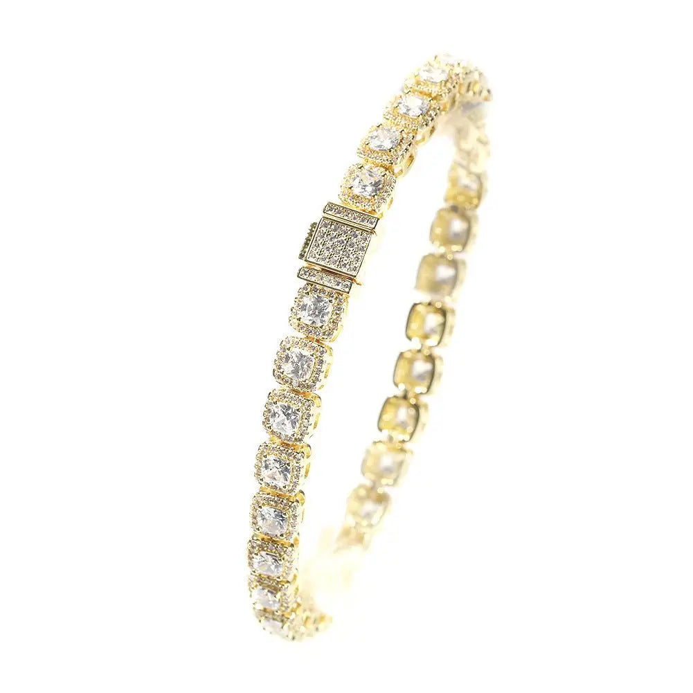 Iced Out Tennis Chain Cubic Zirconia CZ Hip Hop Necklace - Blade & Thread