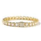 Iced Out Tennis Chain Cubic Zirconia CZ Hip Hop Necklace nowadaysfashion