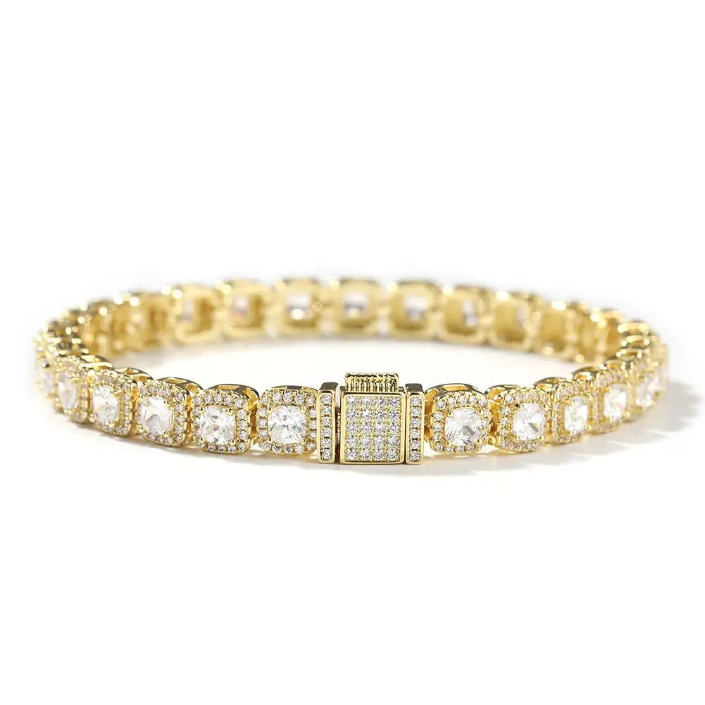 Iced Out Tennis Chain Cubic Zirconia CZ Hip Hop Necklace - Blade & Thread