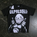 I'm Depressed T-Shirt Black Any Means Necessary Clothing