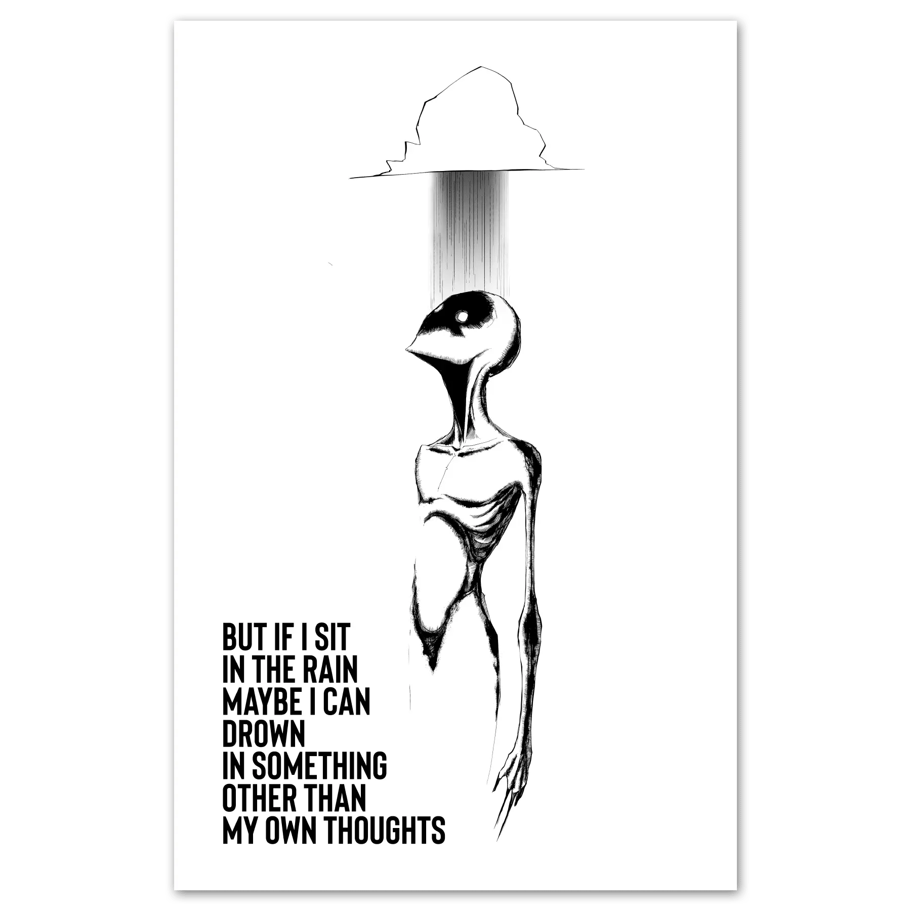 In The Rain Print - Blade & Thread