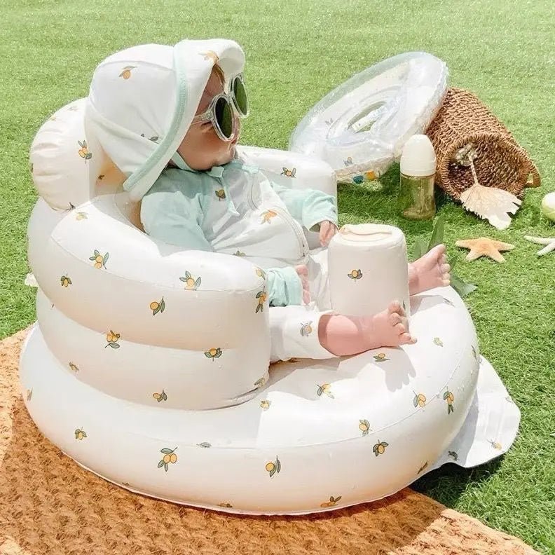 Inflatable Baby Chair for Dining & Bath - Blade & Thread