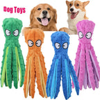 Interactive Bite-resistant Plush Octopus Pet Toy - Blade & Thread