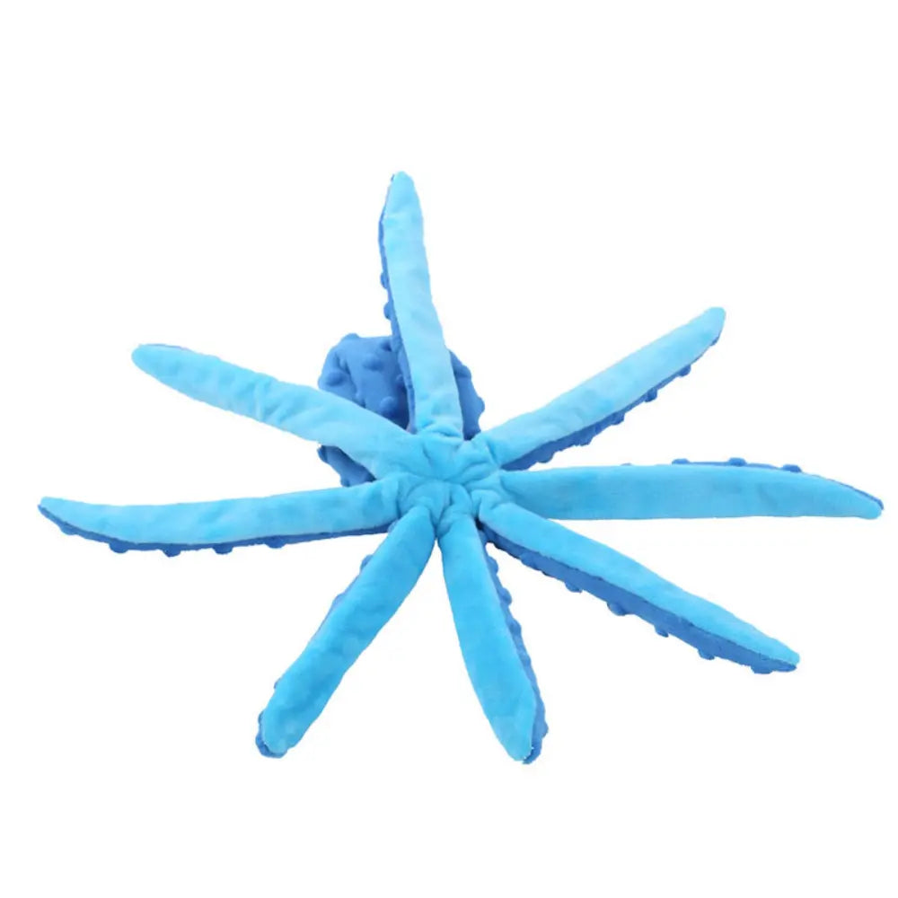 Interactive Bite-resistant Plush Octopus Pet Toy - Blade & Thread