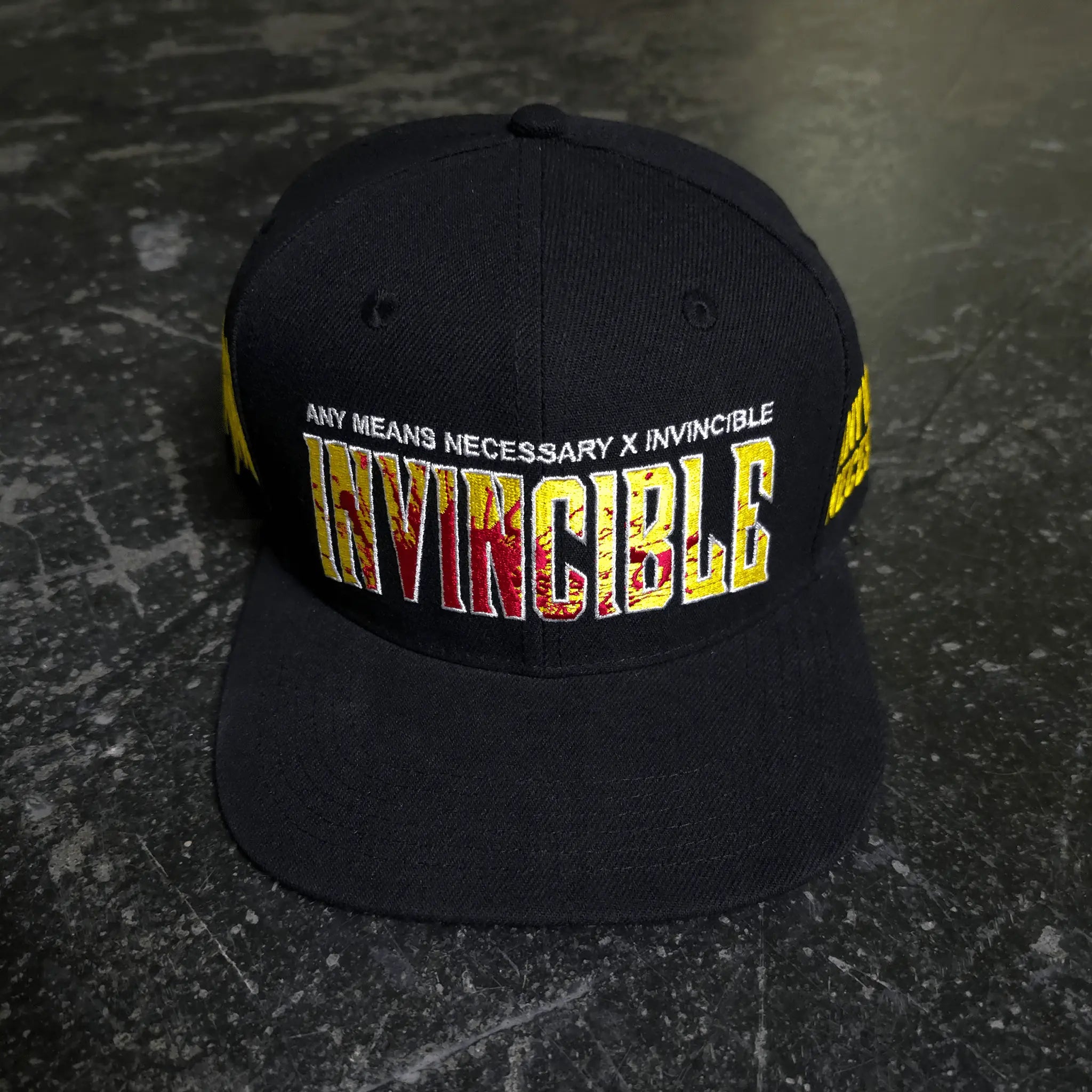 Invincible Splatter Hat Any Means Necessary Clothing