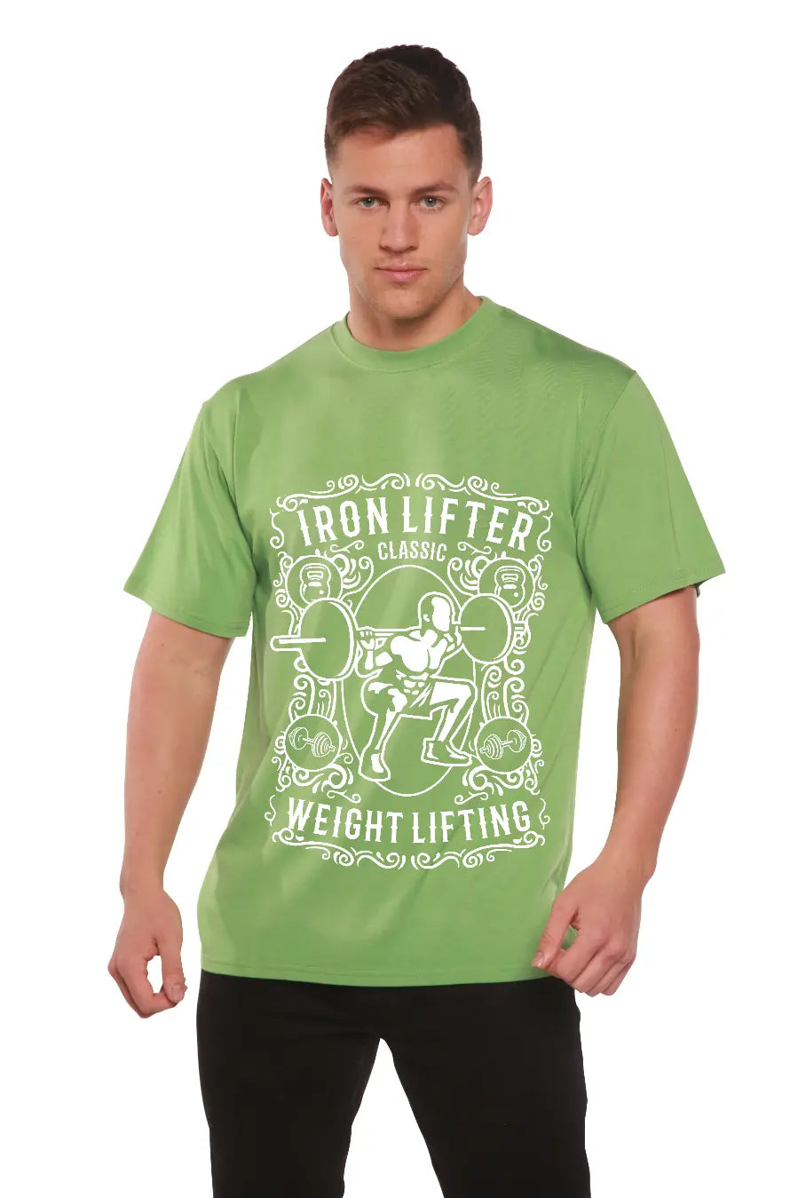 Iron Lifter Men's Bamboo Viscose/Organic Cotton Short Sleeve Graphic T-Shirt Spun Bamboo