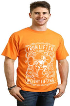 Iron Lifter Men's Bamboo Viscose/Organic Cotton Short Sleeve Graphic T-Shirt Spun Bamboo