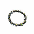 Irregular black gallstone stitching bracelet nowadaysfashion