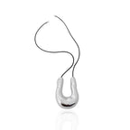 irregular horseshoe necklace nowadaysfashion