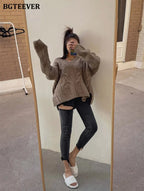 Irregular Ripped Holes Women Pencil Denim Jeans Stylish High Waist Stretched nowadaysfashion
