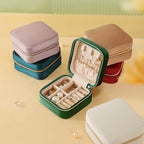 Italian velvet jewelry organiser box nowadaysfashion