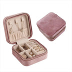 Italian velvet jewelry organiser box nowadaysfashion