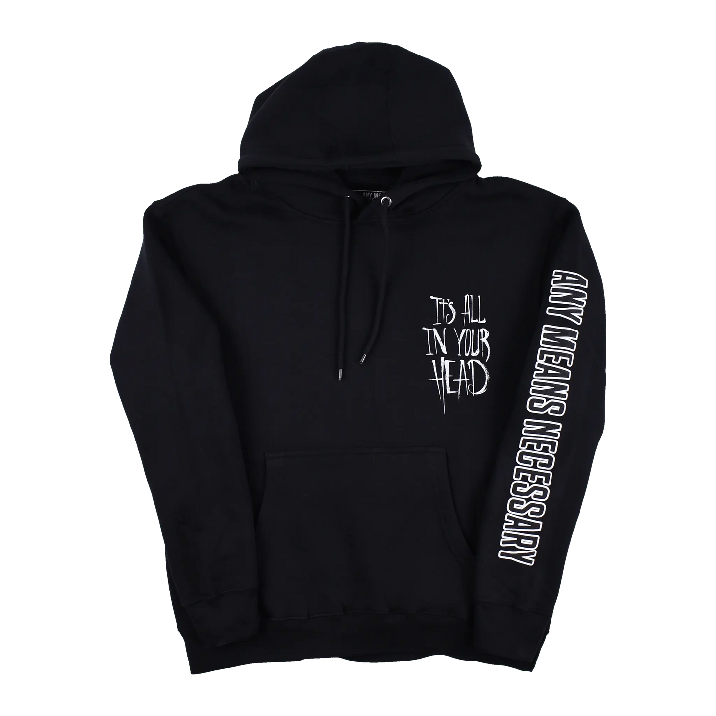 It's All In Your Head Pullover Hoodie Black - Blade & Thread