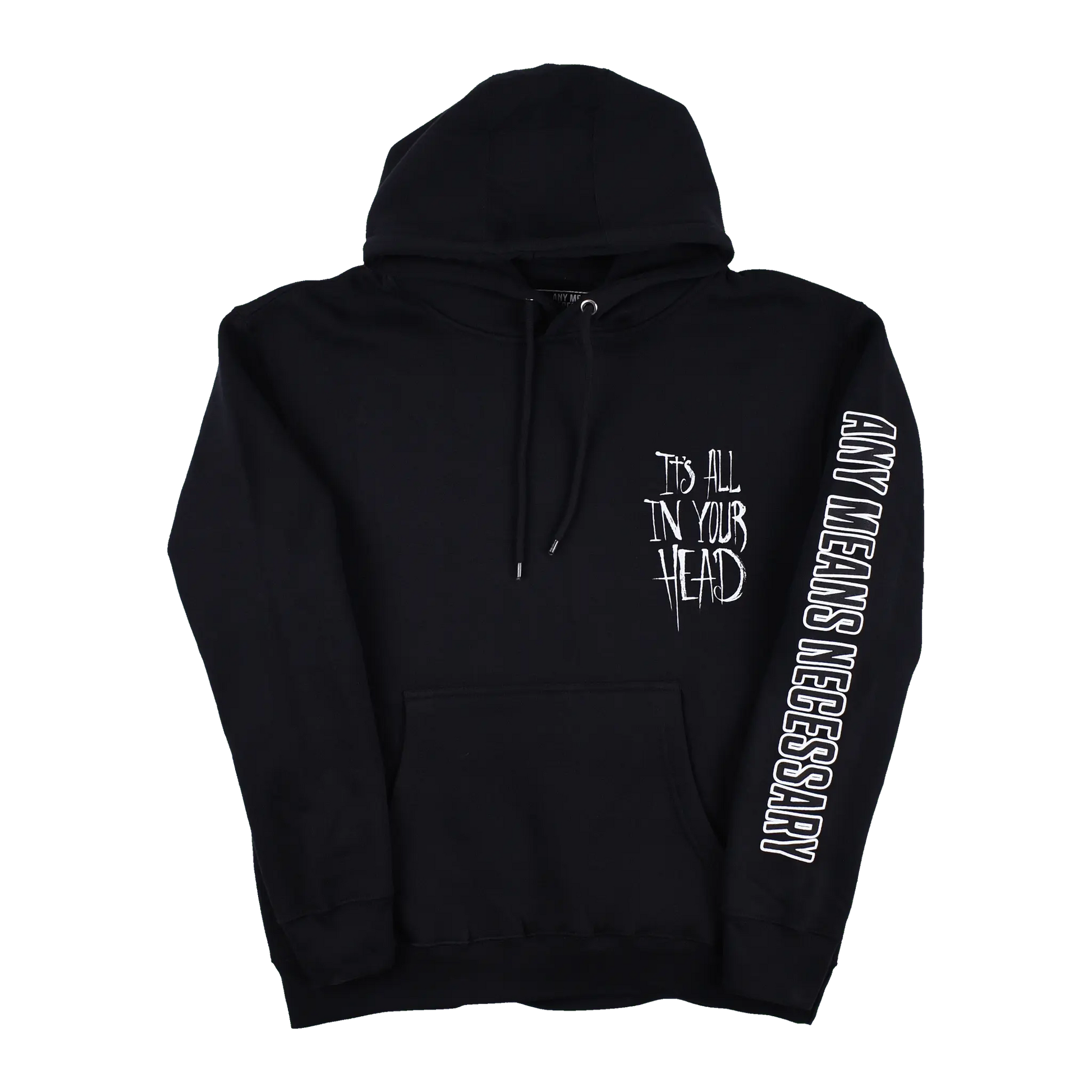 It's All In Your Head Pullover Hoodie Black - Blade & Thread