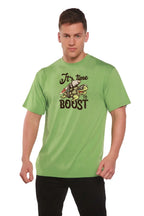 It`s time to BOOST Men's Bamboo Viscose/Organic Cotton Short Sleeve Graphic T-Shirt Spun Bamboo