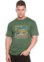 I've Survived Too Many Storms to Be Both Unisex Bamboo/Cotton Graphic T-Shirt Spun Bamboo