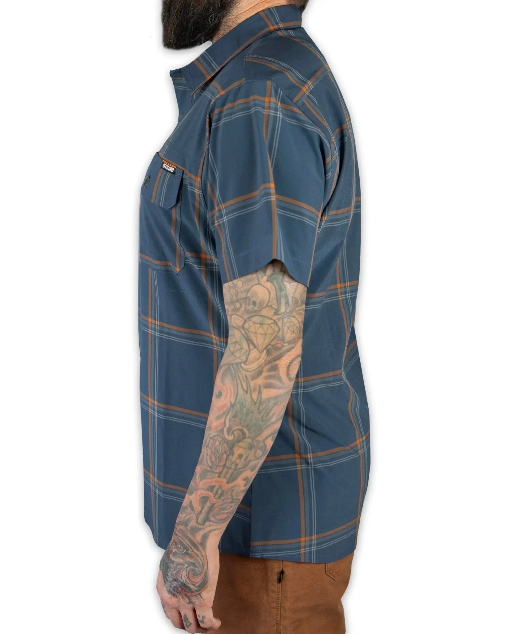 Jack Knife SS Shirt - Dk Gray Blue Off The Grid Surplus