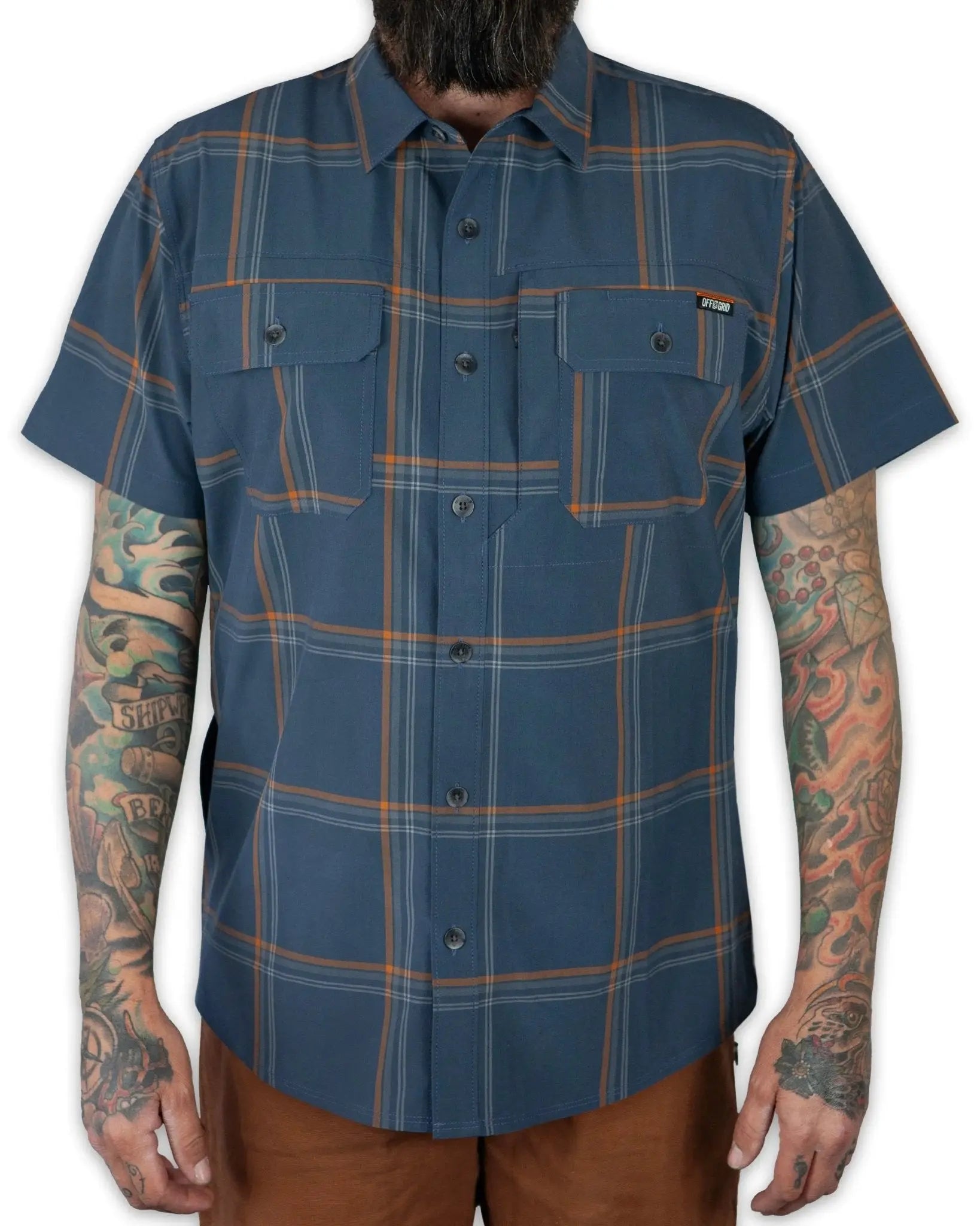 Jack Knife SS Shirt - Dk Gray Blue Off The Grid Surplus