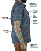 Jack Knife SS Shirt - Dk Gray Blue Off The Grid Surplus
