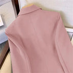 Jackets Blazer Woman Spring Autumn Solid Color Long Sleeve Tailored Collar nowadaysfashion
