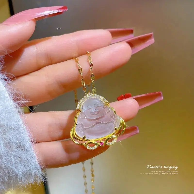 Jade Buddha Pendant - Blade & Thread