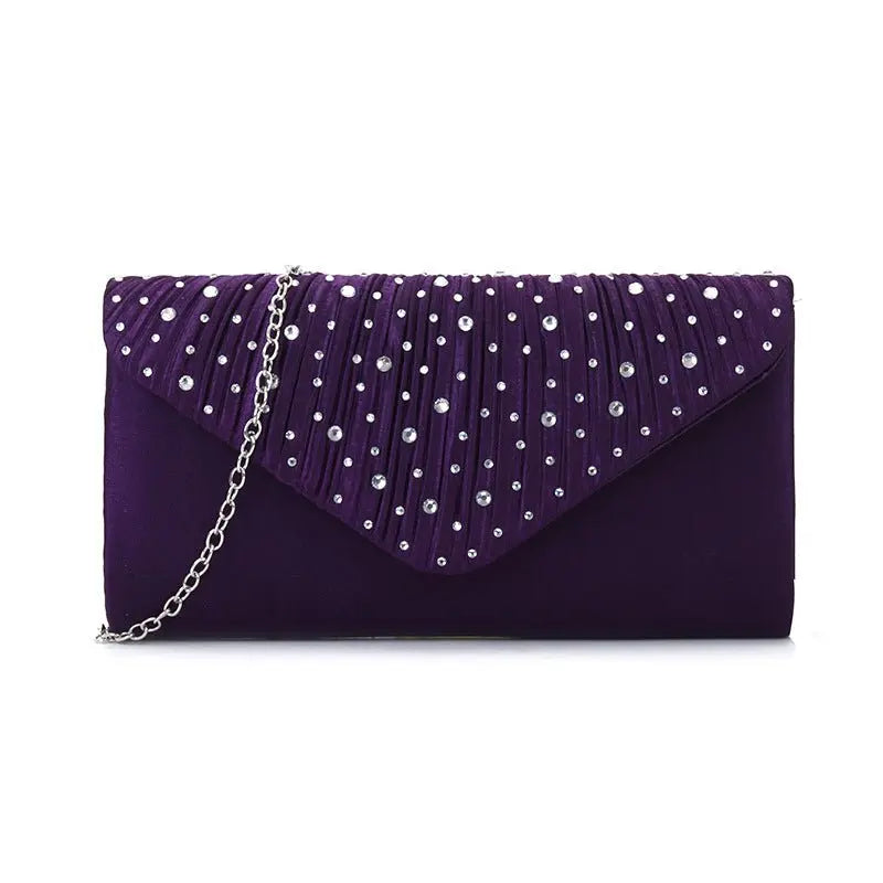 Japanese clutch pleated diamond crossbody bag - Blade & Thread