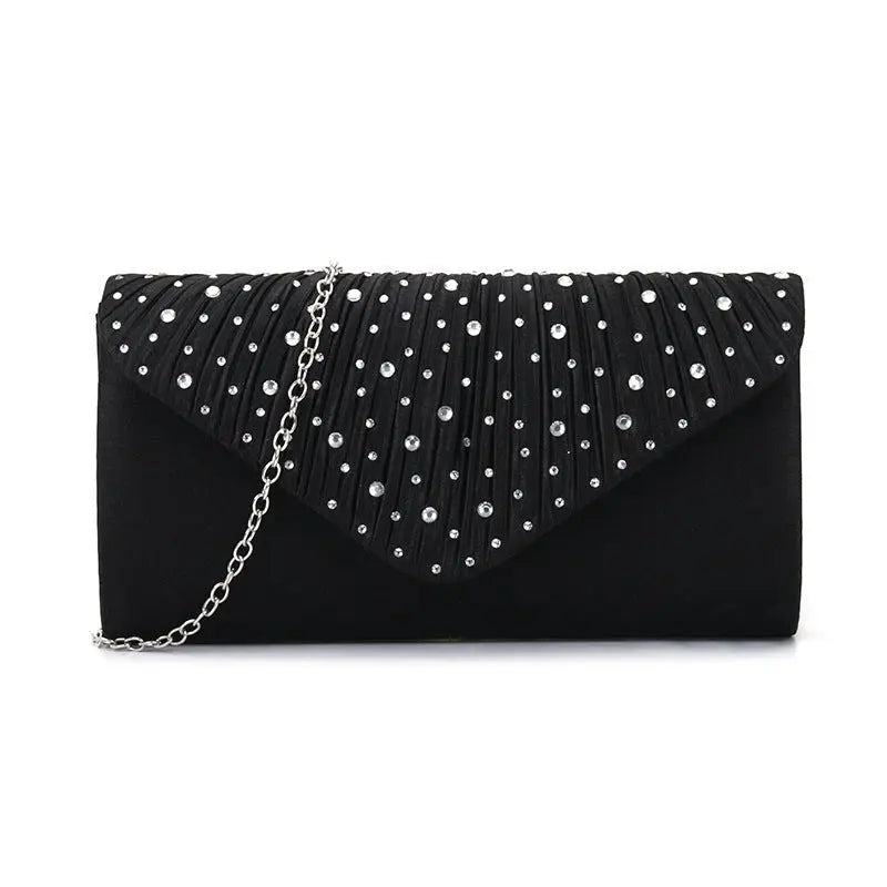 Japanese clutch pleated diamond crossbody bag - Blade & Thread