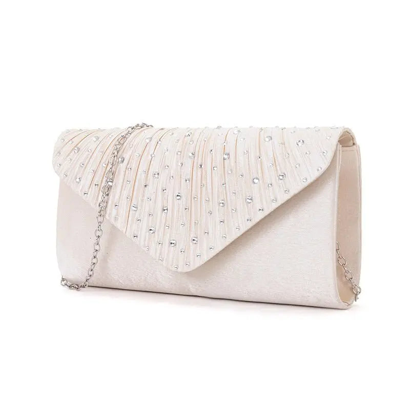 Japanese clutch pleated diamond crossbody bag - Blade & Thread