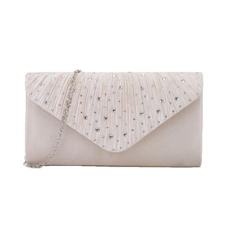 Japanese clutch pleated diamond crossbody bag nowadaysfashion