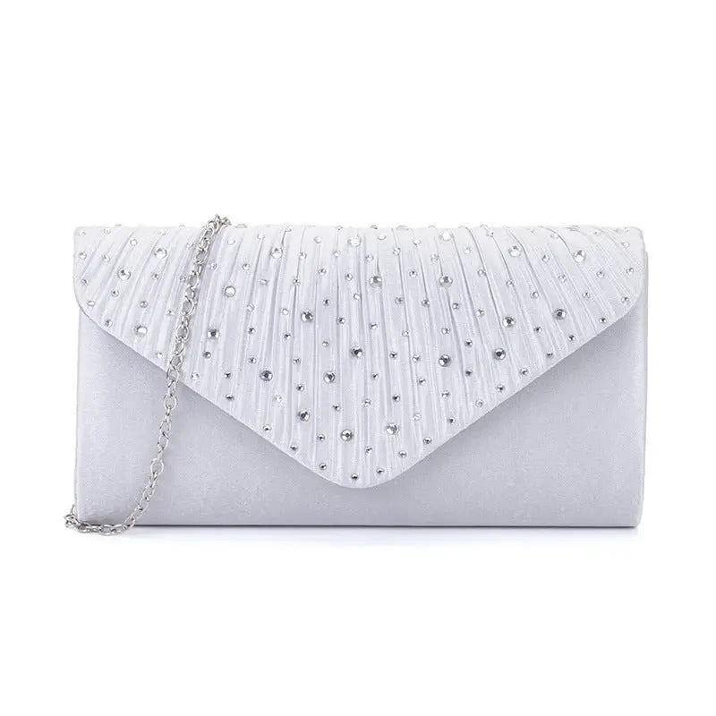 Japanese clutch pleated diamond crossbody bag - Blade & Thread