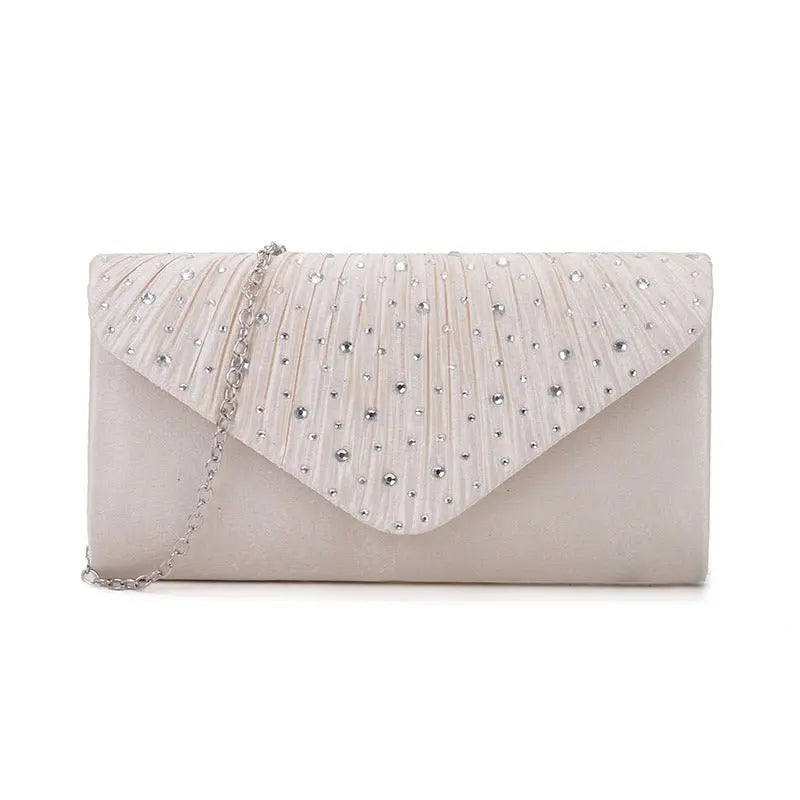 Japanese clutch pleated diamond crossbody bag - Blade & Thread