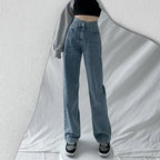 Jeans Women Wide Leg Pants Mom Femme High Waist Woman Trousers nowadaysfashion