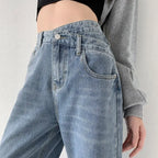 Jeans Women Wide Leg Pants Mom Femme High Waist Woman Trousers nowadaysfashion