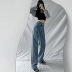 Jeans Women Wide Leg Pants Mom Femme High Waist Woman Trousers nowadaysfashion