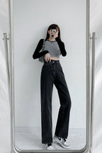 Jeans Women Wide Leg Pants Mom Femme High Waist Woman Trousers nowadaysfashion