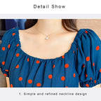 Jumpsuit Summer 2022 Long Overalls Wide Leg Pants for Women Polka Dot Rompers nowadaysfashion