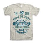 King Of The Street Men's Bamboo Viscose/Organic Cotton Short Sleeve Graphic T-Shirt Spun Bamboo