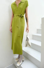 Knitted Dress Short Sleeve Loose Lace-up Female Straight Dress vestidos nowadaysfashion