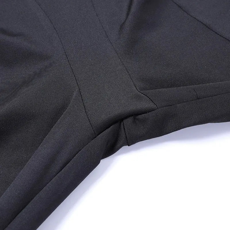 Knitted High Waist Skinny Shark Pants - Blade & Thread