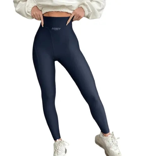 Knitted High Waist Skinny Shark Pants - Blade & Thread
