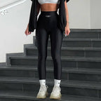 Knitted High Waist Skinny Shark Pants nowadaysfashion